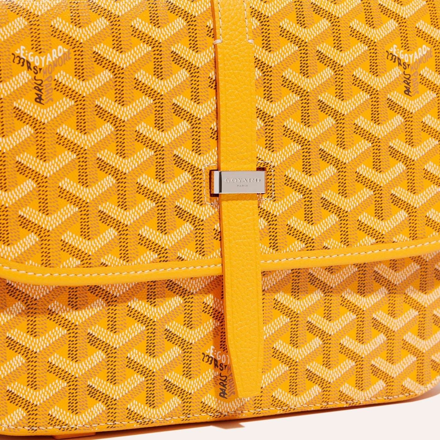 Goyard Belvedere MM Bag Yellow - Image 5